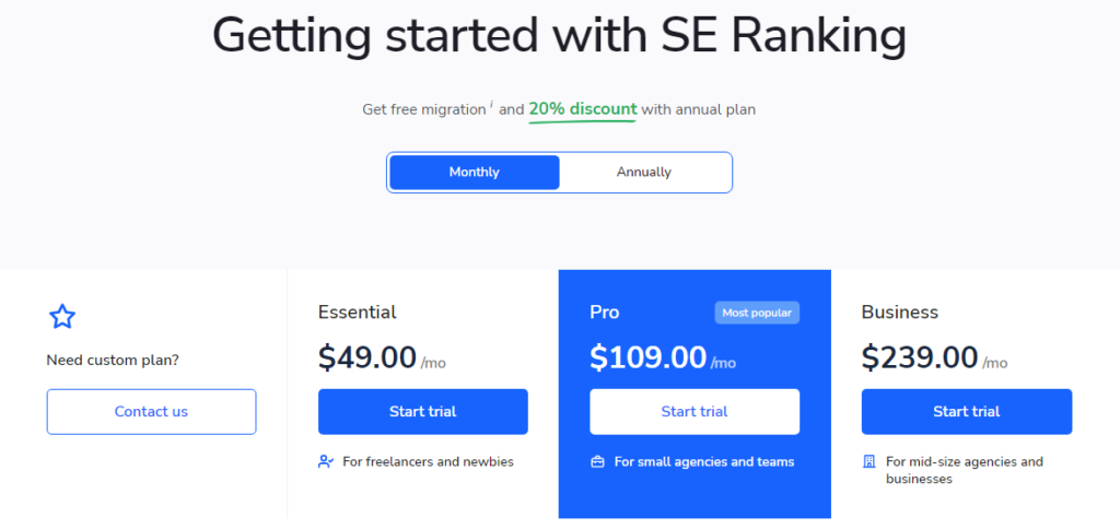 SE-Ranking-plans-and-pricing