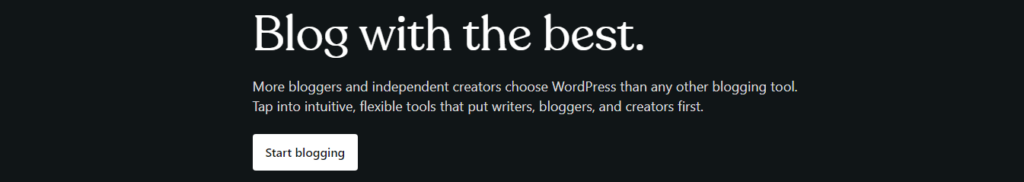 wordpress blog with the best